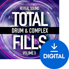 Geluidsbibliotheek voor sampler REVEAL SOUND Total Drum & Complex Fills Vol.3 (Digitaal product)