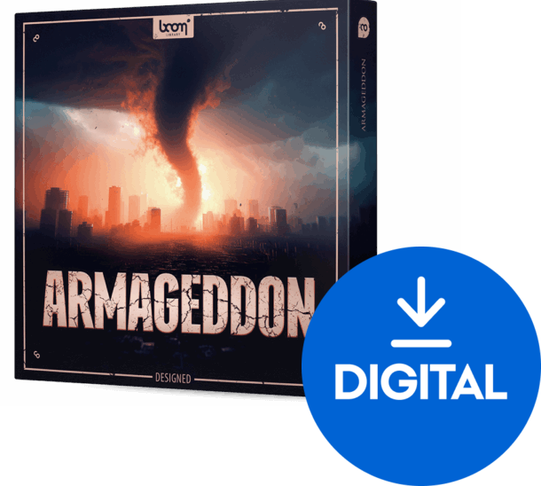 Geluidsbibliotheek voor sampler BOOM Library Armageddon DESIGNED (Digitaal product)
