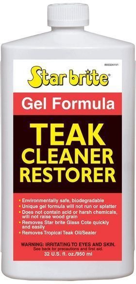 pulizia teak Star Brite Gel Teak Cleaner Restorer 950ml
