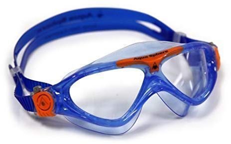 Naočale za plivanje Aqua Sphere Naočale za plivanje Vista Junior Clear Lens Blue/Orange Junior