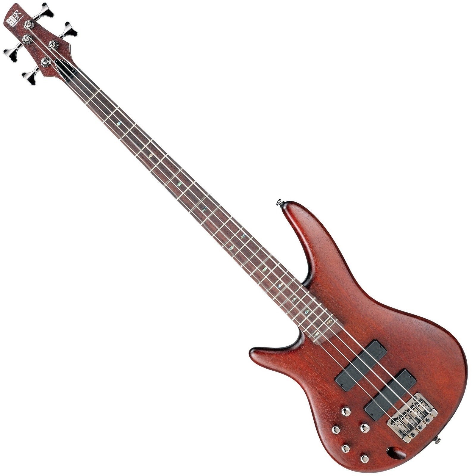 Linkshänder E-Bass Ibanez SR500 Left hand Brown Mahagony