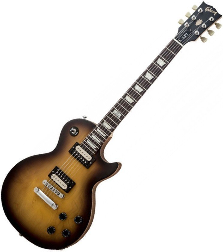 Guitare électrique Gibson LPJ 2014 Vintage Sunburst Perimeter Satin