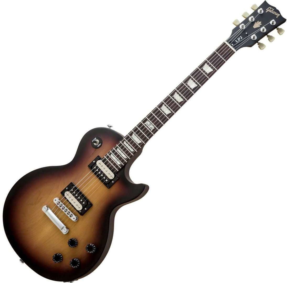 Elektriska gitarrer Gibson LPJ 2014 Fireburst Satin
