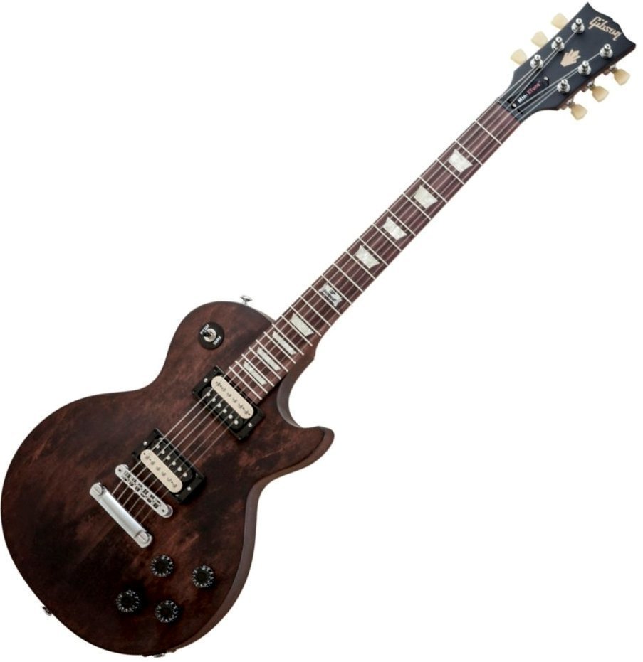 Elektrisk guitar Gibson LPM 2014 w/Min E Tune Chocolate Satin