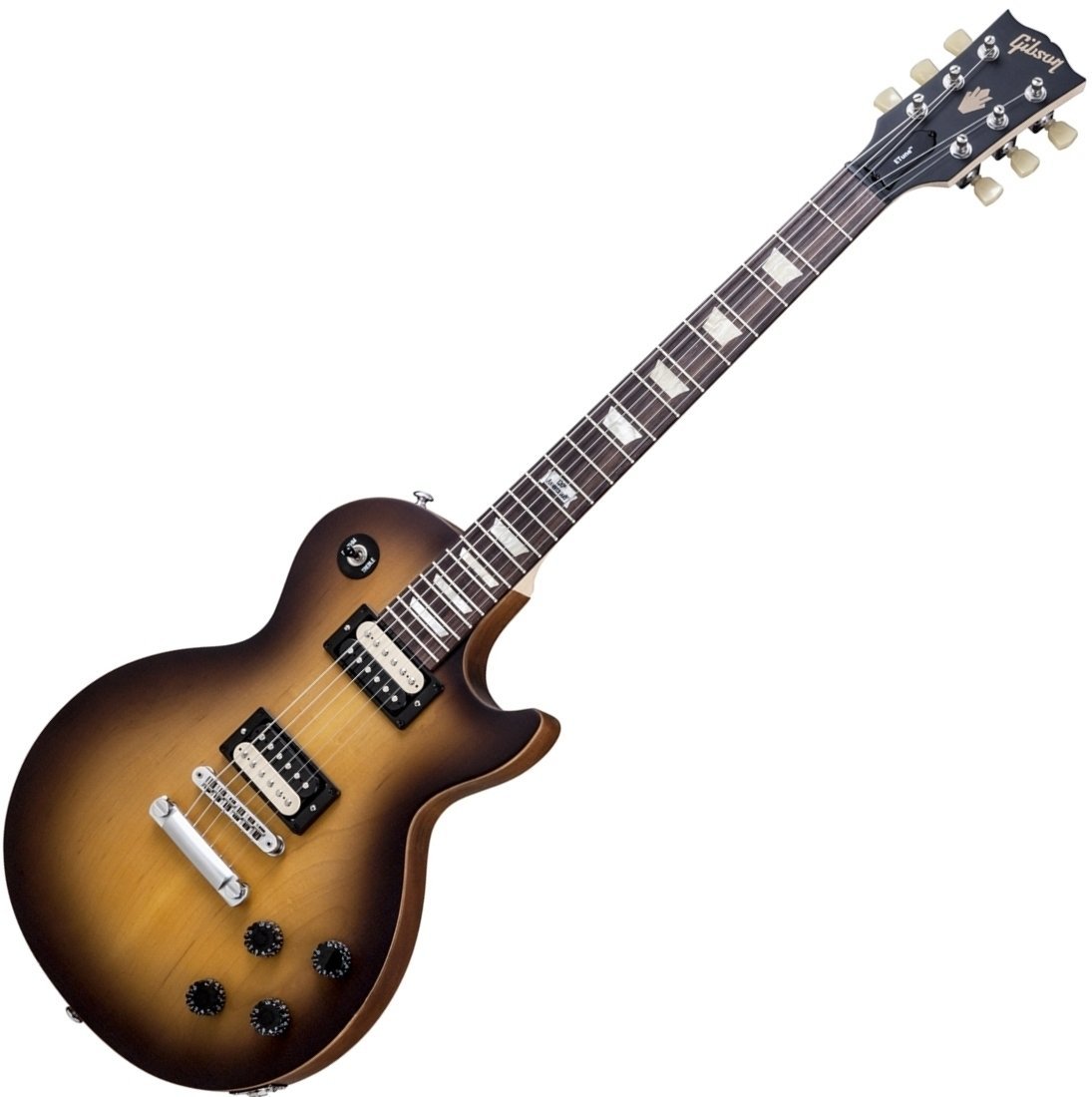 Elektriska gitarrer Gibson LPM 2014 w/Min E Tune Vintage Sunburst Perimeter Satin
