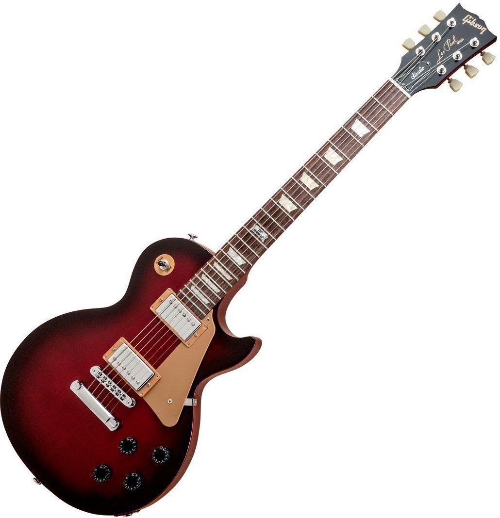 Guitare électrique Gibson Les Paul Studio 2014 Brilliant Red Burst Vintage Gloss