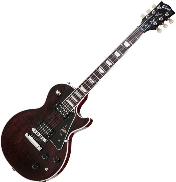 Електрическа китара Gibson Les Paul Signature 2014 w/Min Etune Wine Red