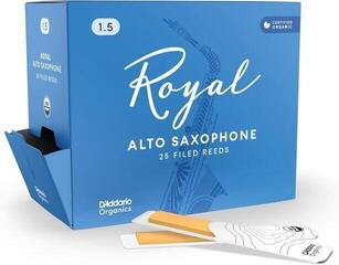 Alto Saxophone Reed Rico Royal Organic 1.5 25-Count Alto Saxophone Reed