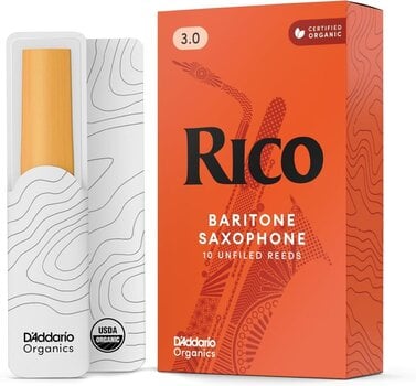 Barytone Saxophone Reed Rico RLA1030 3 10-pack Barytone Saxophone Reed - 1