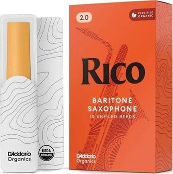 Barytone Saxophone Reed Rico RLA1020 2 10-pack Barytone Saxophone Reed - 1