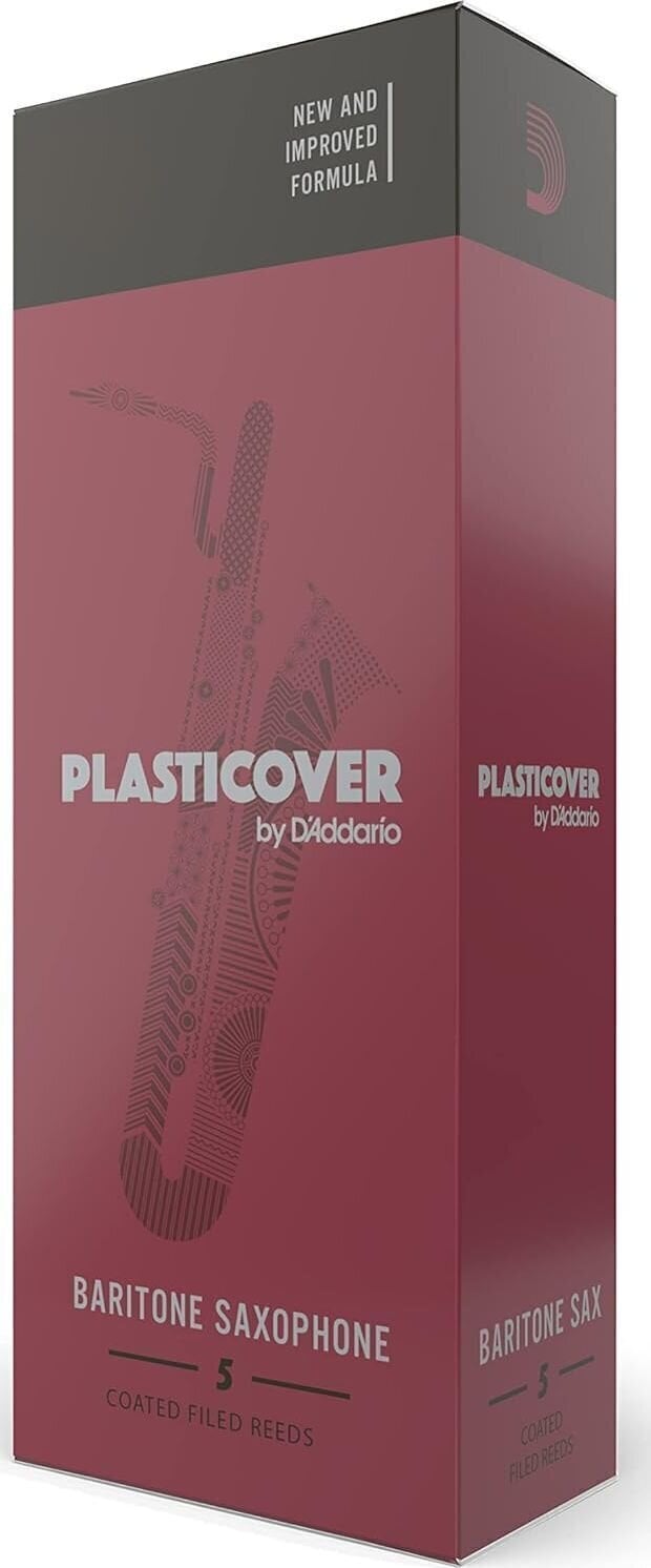 Barytone Saxophone Reed Rico Plasticover 2.5 5-pack Barytone Saxophone Reed