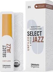 Тръстикова пластинка за баритон саксофон Rico Organic Select Jazz Unfiled 3 Soft 5-pack Тръстикова пластинка за баритон саксофон