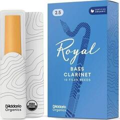 Caña de Clarinete Rico Royal 2.5 10 Pack Caña de Clarinete
