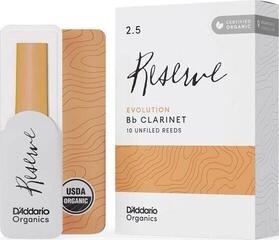 Clarinet Reed Rico Organic Reserve Evolution 2.5 10-pack Clarinet Reed