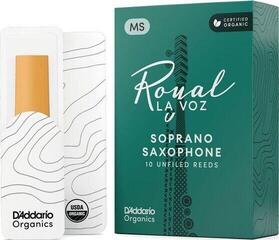 Soprano Saxophone Reed Rico Royal La Voz Medium Soft 10-pack Soprano Saxophone Reed