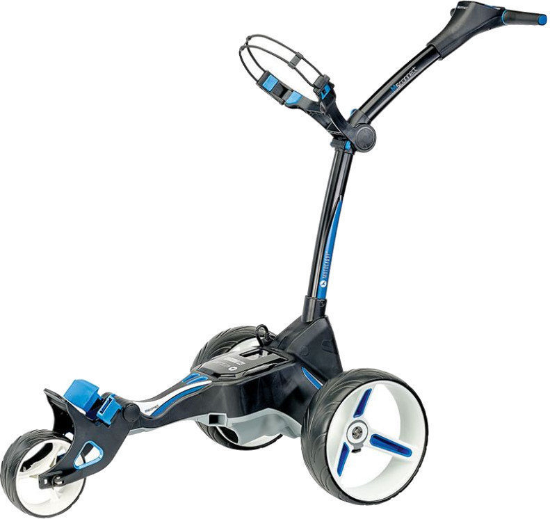 Chariot de golf électrique Motocaddy M5 Connect Black Ultra Battery Electric Golf Trolley