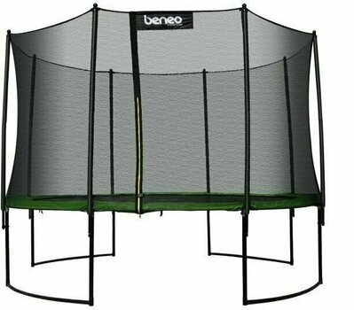Hustawka, trampolina, zjeżdżalnia Beneo Trampoline 366 cm+protective net - 1