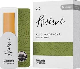 Alto Saxophone Reed Rico Organic Reserve 2.0 10-pack Alto Saxophone Reed