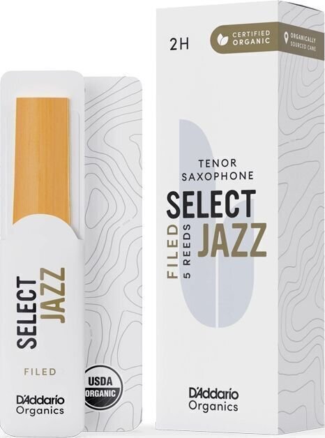 Ancie pentru saxofon tenor Rico Organic Select Jazz Filed 2 Hard 5-pack Ancie pentru saxofon tenor
