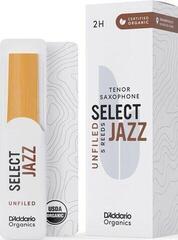 Anche pour saxophone ténor Rico Organic Select Jazz Unfiled 2 Hard 5-pack Anche pour saxophone ténor