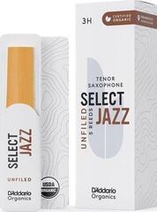 Tenor Saxophone Reed Rico Organic Select Jazz Unfiled 3 Hard 5-pack Tenor Saxophone Reed