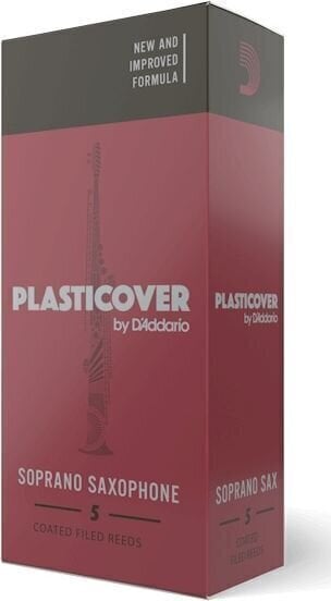 Soprano Saxophone Reed Rico Plasticover 2.5 5-pack Soprano Saxophone Reed