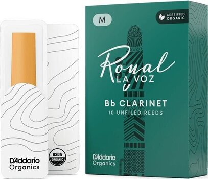 Clarinet Reed Rico La Voz Medium 10 Pack Clarinet Reed - 1