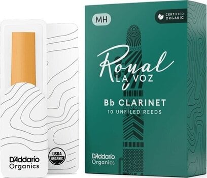 Clarinet Reed Rico La Voz Medium-Hard 10 Pack Clarinet Reed - 1