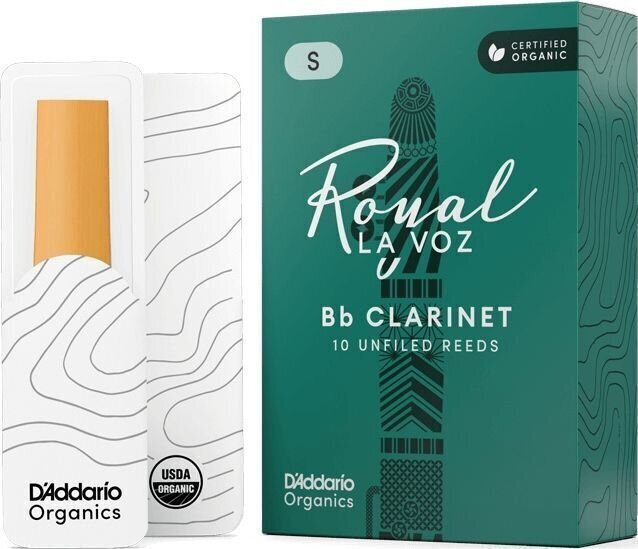 Clarinet Reed Rico La Voz Soft 10 Pack Clarinet Reed