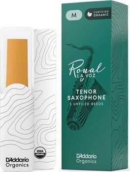 Tenor Saxophone Reed Rico Royal La Voz Medium 5-pack Tenor Saxophone Reed - 1