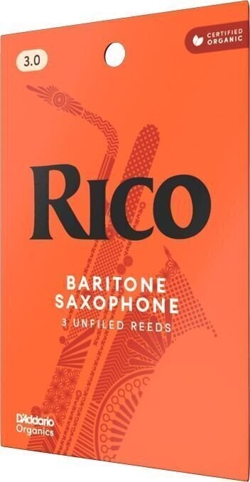 Barytone Saxophone Reed Rico RLA0330 3 3-pack Barytone Saxophone Reed