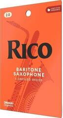 Bariton szaxofon nád Rico RLA0320 2 3-pack Bariton szaxofon nád