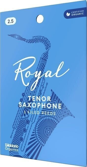 Tenor Saxophone Reed Rico Royal 2.5 3-pack Tenor Saxophone Reed