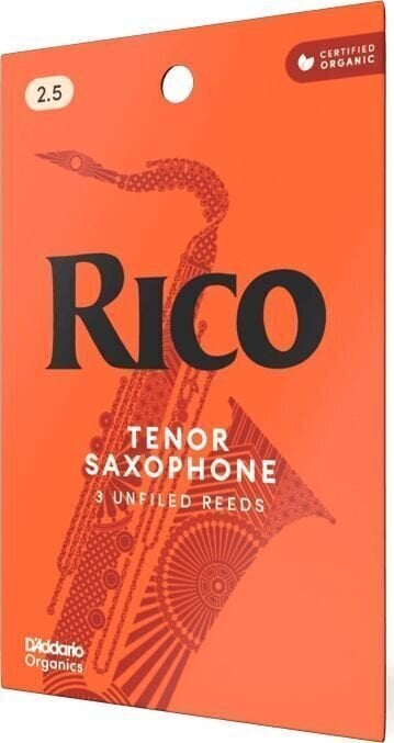 Tenor Saxophone Reed Rico RKA0325 2.5 3-pack Tenor Saxophone Reed