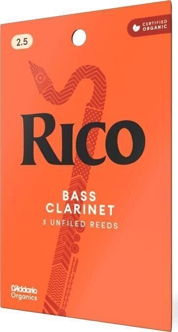 Clarinet Reed Rico REA0325 2.5 3-Pack Clarinet Reed