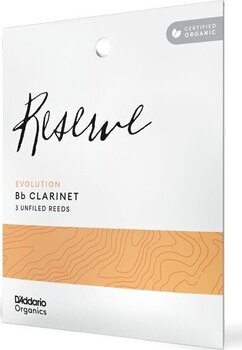 Clarinet Reed Rico Organic Reserve Evolution 2.5 3-Pack Clarinet Reed - 1