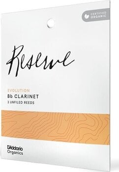 Clarinet Reed Rico Organic Reserve Evolution 3.5 3-Pack Clarinet Reed - 1