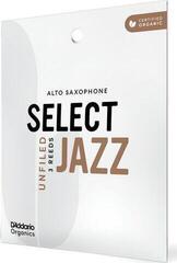 Altsaksofonrørblad Rico Organic Select Jazz Unfiled 2 Hard 3-Pack Altsaksofonrørblad