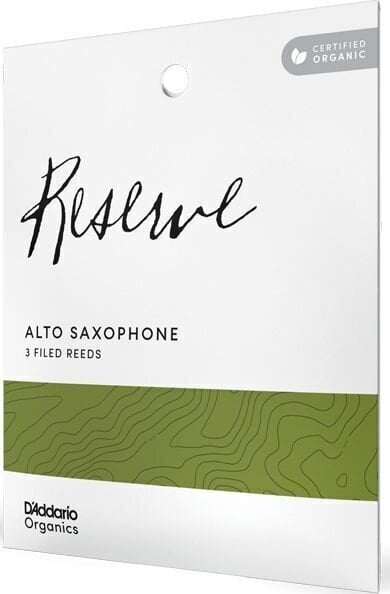 Jezičak za alt saksofon Rico Organic Reserve 2.0 3-Pack Jezičak za alt saksofon