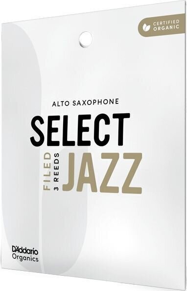 Καλάμι για Άλτο Σαξόφωνο Rico Organic Select Jazz Filed 2 Soft 3-Pack Καλάμι για Άλτο Σαξόφωνο