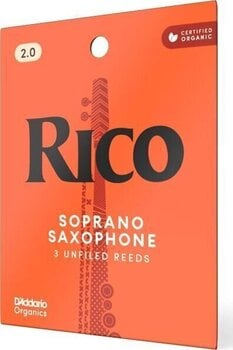 Soprano Saxophone Reed Rico RIA0320 2 3-pack Soprano Saxophone Reed - 1