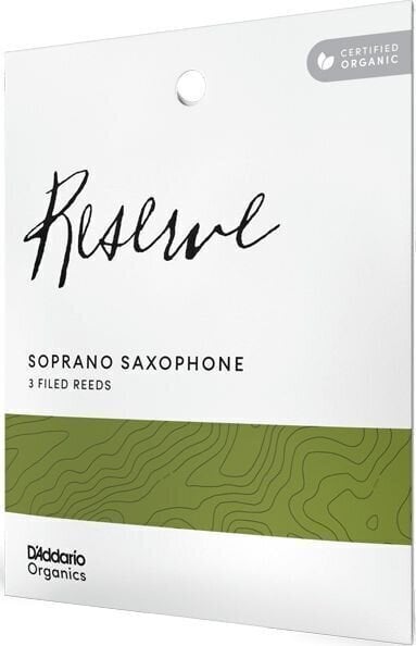 Jezičak za sopran saksofon Rico Organic Reserve 3.0 3-Pack Jezičak za sopran saksofon