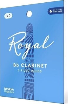 Clarinet Reed Rico Royal 3 3-pack Clarinet Reed - 1