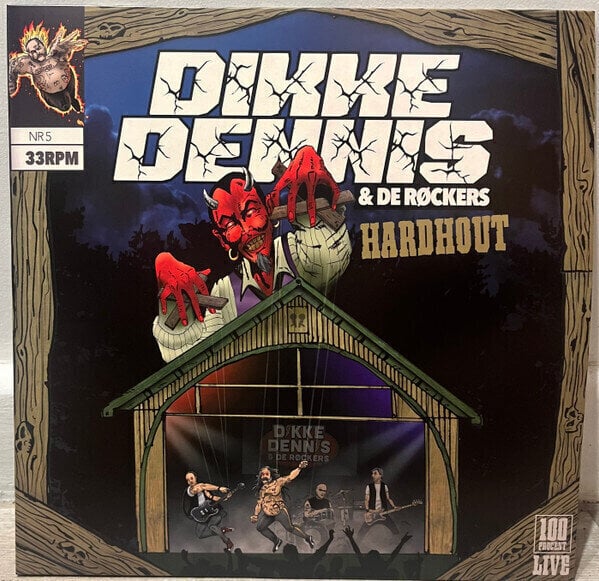 Vinüülplaat Dikke Dennis & De Røckers - Hardhout (LP)