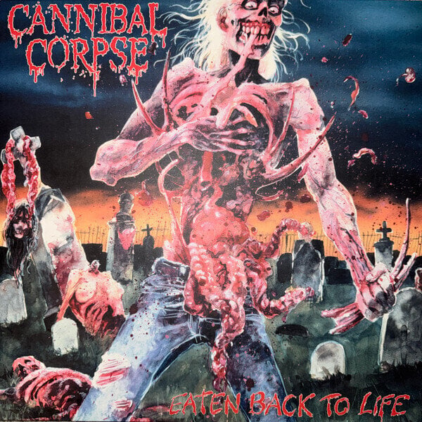Vinyl Record Cannibal Corpse - Eaten Back To Life (Limited Edition) (White Coloured) (LP)