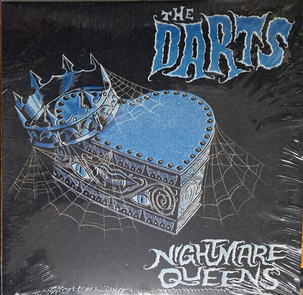 Vinüülplaat The Darts - Nightmare Queens (Limited Edition) (Gold/Black Swirl Crown Edition Coloured) (LP)