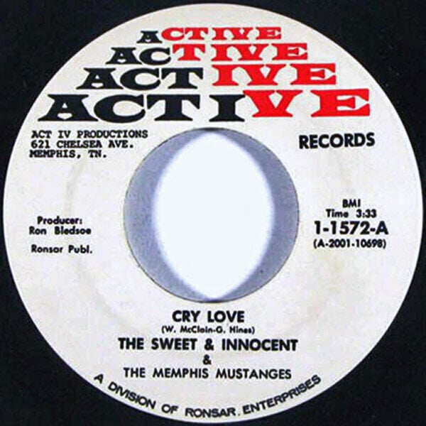 LP Sweet And Innocent & Memphis Mustangs - Cry Love (7" SP)