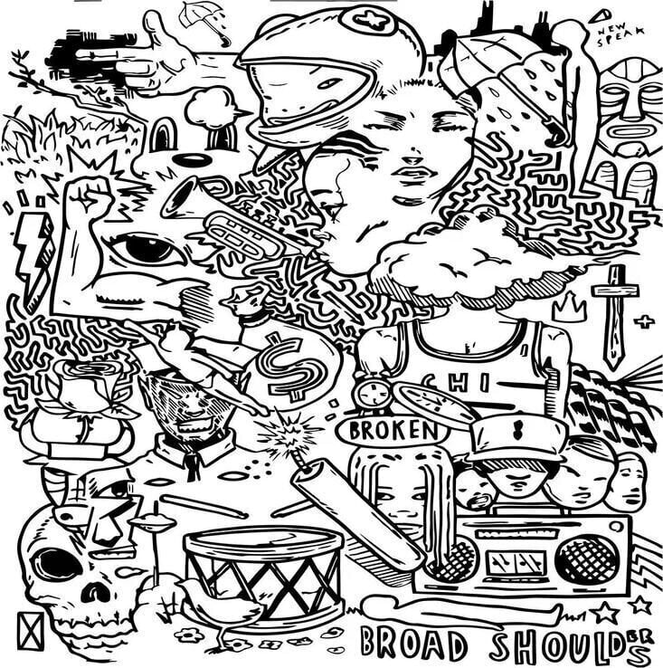 Disco de vinil Taylor Bennett - Broad Shoulders (Indie Exclusive) (Anniversary Edition) (LP)