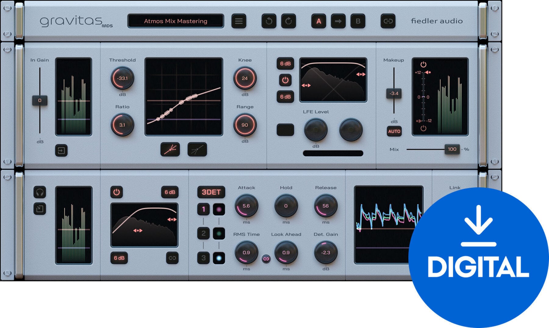 Programski Plug-In efekti Fiedler Audio Spacelab Ignition & gravitas MDS (Digitalni proizvod)