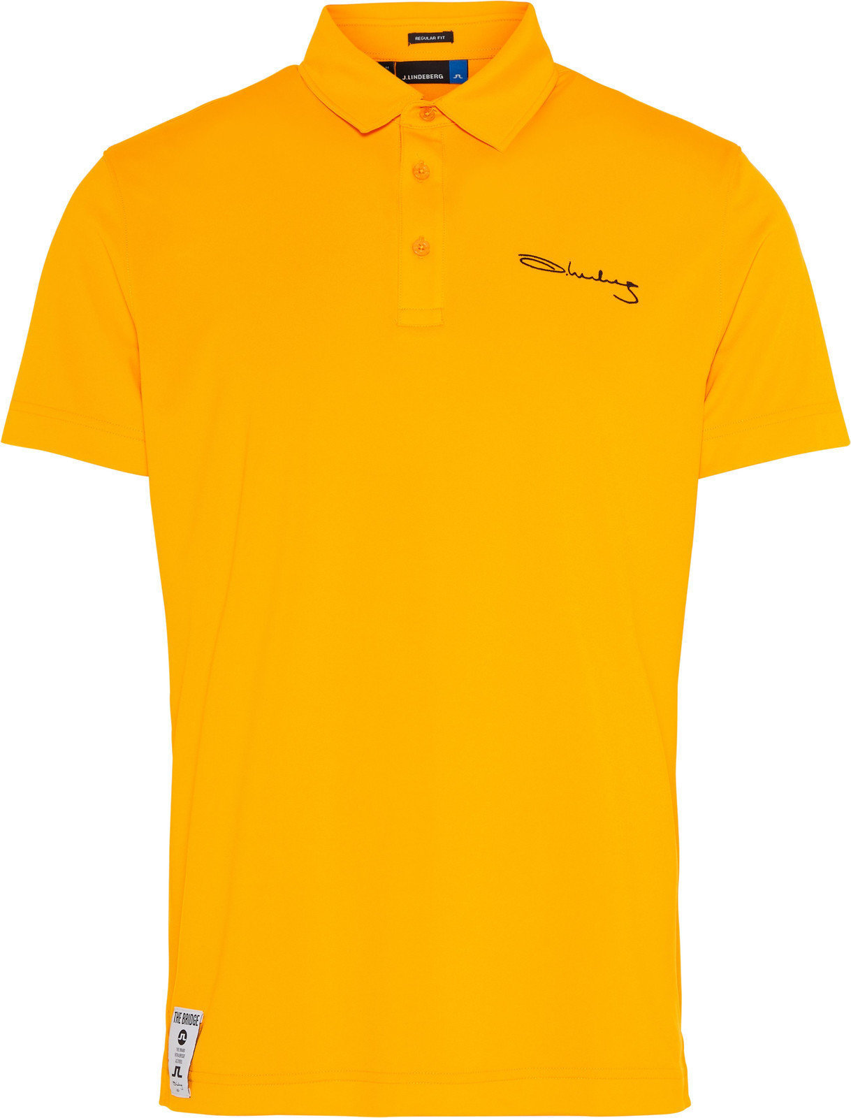 Camiseta polo J.Lindeberg Signature KV Reg TX Jersey Mens Polo Shirt Warm Orange L